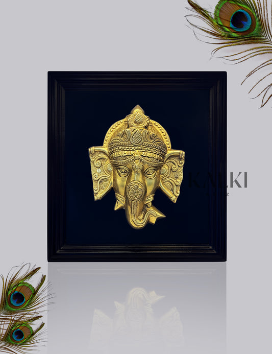 Brass Face Ganesha